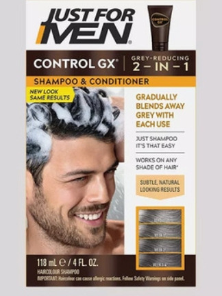 Pinta Canas Control Gx Champú Y Acondicionador Just For Men