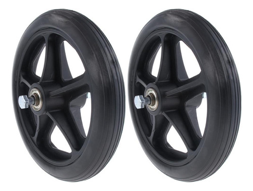 A Rueda Giratoria Para Silla Ruedas 2 Piezas -