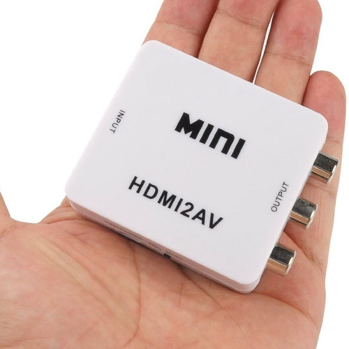 Conversor Hdmi Para Video 3rca 2av Adaptador Tv Tubo