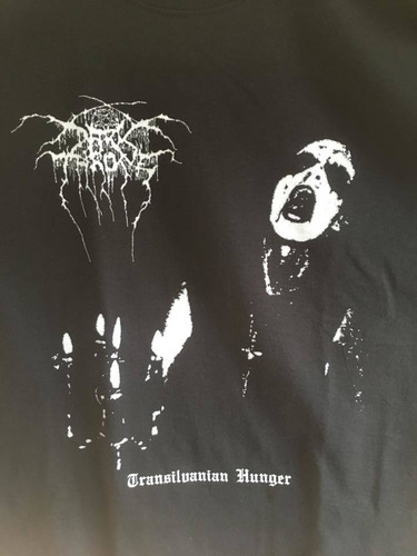 Imagen 1 de 2 de Dark Throne - Transilvanian Hunger - Metal - Polera- Cyco Re