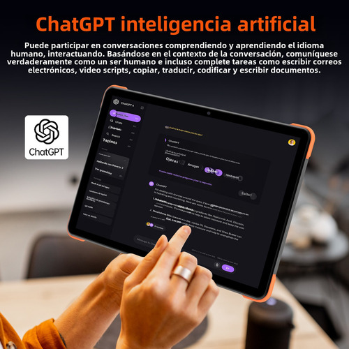 Tablet Hancdon Tab G11 10.1 128gb Negro 8gb Ram 10 Core 6000mah Wifi Bluetooth 5.0 Android 12 Con Funda Mouse Teclado