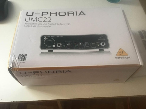 Behringer Interfaz Audio Behringer Umc22 Preamp Midas 2x2 (Usado)