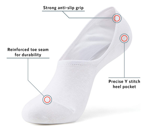 Calcetines Antideslizantes Transpirables Unisex 10 Pares