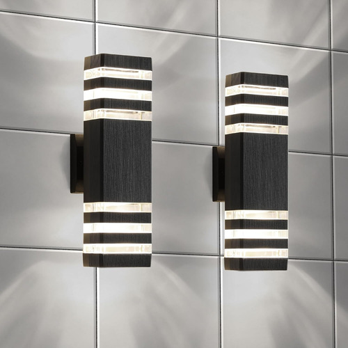 Luces Led Cuadradas Pared Exterior Aluminio Impermeables 14w