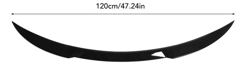 Asa De Spoiler Traseiro De Carro De 3 Peças, Preto Brilhante