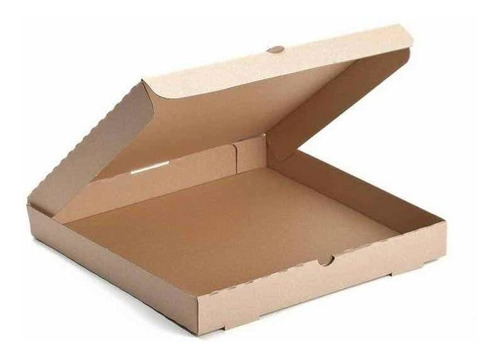 Cajas De Pizza ( Grande ) 33x33x5 Cm. Marrón X200 U. Oferta!