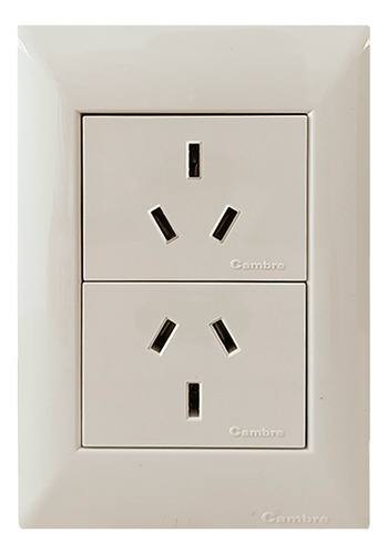 Llave De Luz Armada Cambre Linea Siglo Xxii Blanco Pack X 10 Corriente Nominal 10 A Voltaje Nominal 220v