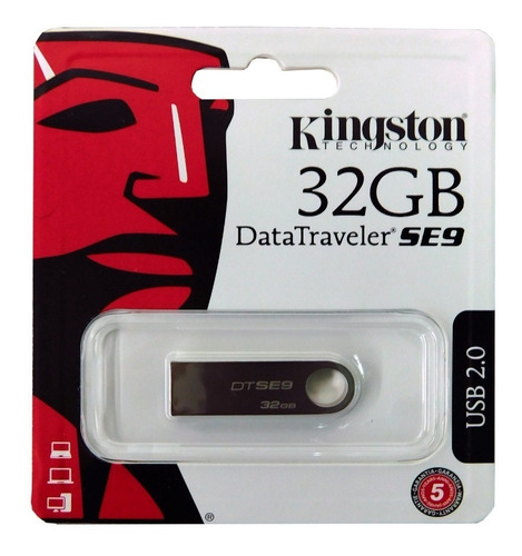Pendrive Kingston 32 Gb Datatraveler Dtse9h 2.0 Original