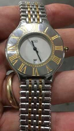 Relógio Cartier Original Masculino Must De Cartier Masculino