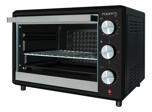 Forno Elétrico De Bancada 40 Litros Preto I40 Fogatti 110v