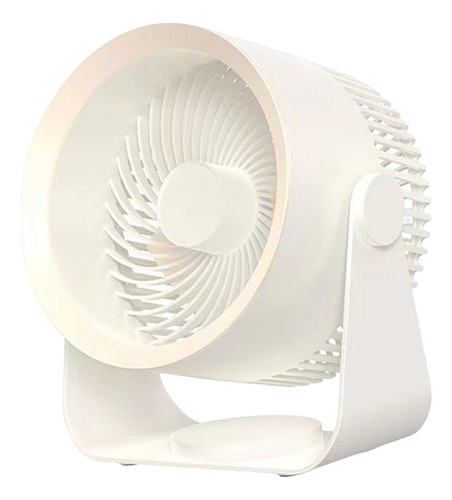 Ventilador De Circulação De Ar De Branco Recarregável