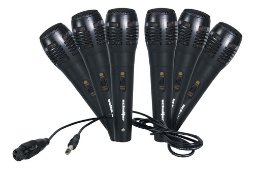 Kit De 6 Microfonos Para Rockolas Alambricos Schalter