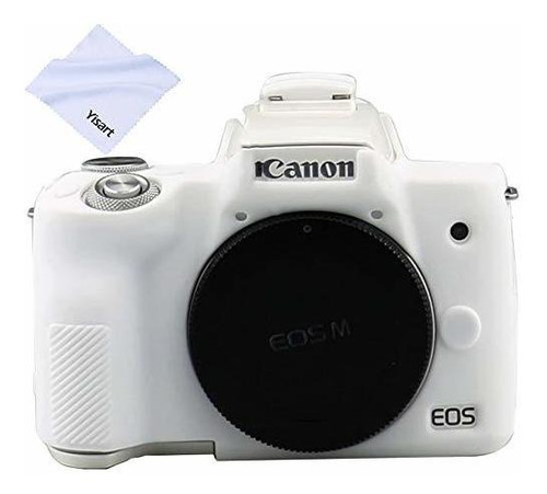 Funda Para Canon Eos M50, Eos M50 Mark Ii, Blanco