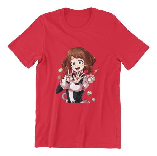 Polera Unisex My Hero Academia Uraraka Algodon Estampado