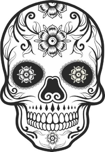 Vector Halloween Día De Muertos Cdr Calaveras Tatuajes V167