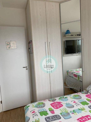 Imagem 6 de 14 de Apartamento Com 2 Dormitórios À Venda, 44 M² Por R$ 250.000,00 - Canhema - Diadema/sp - Ap1780