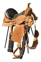 Comprar Sela Americana Modelo Quarto De Milha Para Cavalgadas Oferta