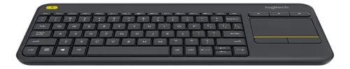 Logitech Teclado Inalámbrico Touchpad K400 Plus Negro