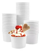 Comprar 100 Vasos Polipapel Pote Helado Vasos Desechables Helado 8oz Vasos Polipapel Desechables Vasos Para Helado Postre Vaso Desechable Polipapel Pasteleriacl