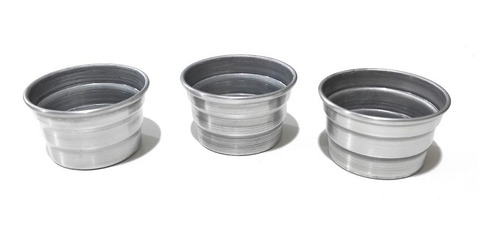 Cazuela Dip Aluminio Irrompible Picada Salsa Apilable ×6