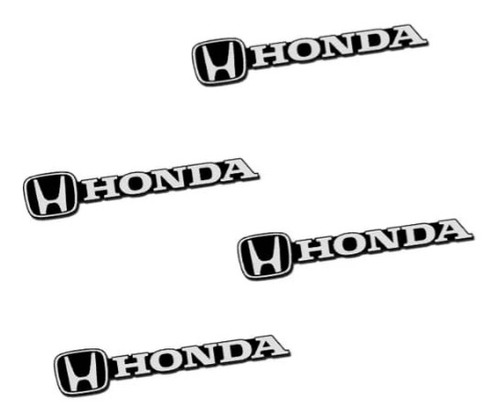 Emblemas Embellecedores De Bocina De Honda.son 4 Mini Piezas