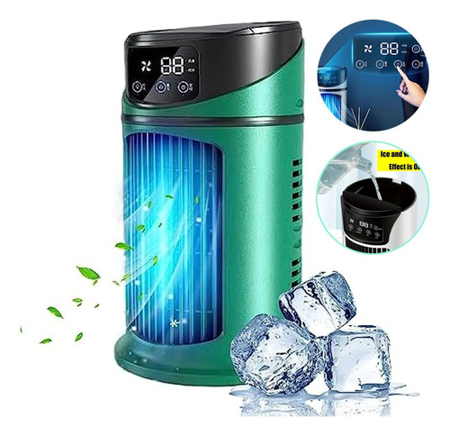 Mini Enfriador De Aire Refrigerado Por Agua Recargable Usb P