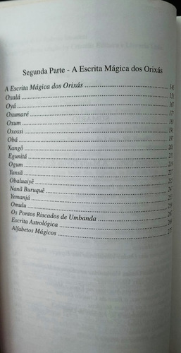 A Escrita Magica Dos Orixas Por Rubens Saraceni Cristális 1a Edição 2000 - Como Novo (Usado)