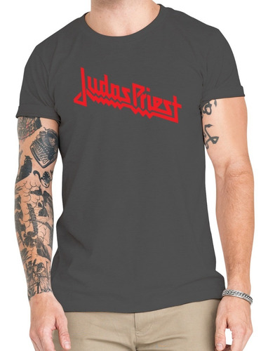 Polera Judas Priest Metal Rock Algodón Organico Mus76