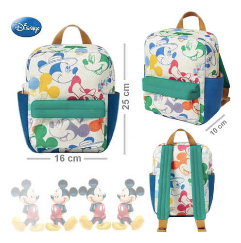 Mochila Adida Disney Mickey Mouse Color Blanco/verde