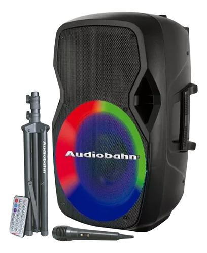 Bafle Bocina Audiobahn 15  Amplificada Con Tripie