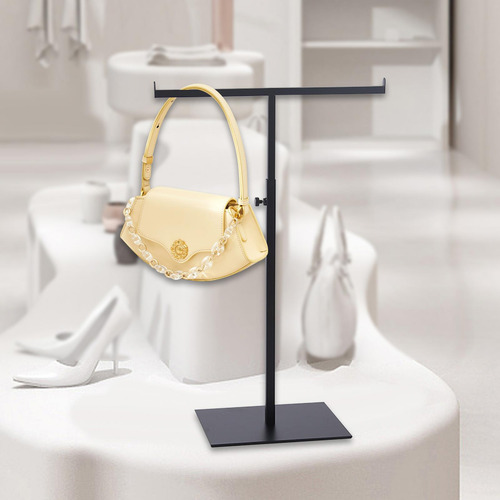 Soporte De Exhibición En Forma De T Para Collares Negro