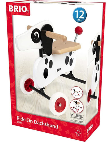 Brio 30281 Dachshund Salchicha Dog Ride Toddler Toy Para Niñ