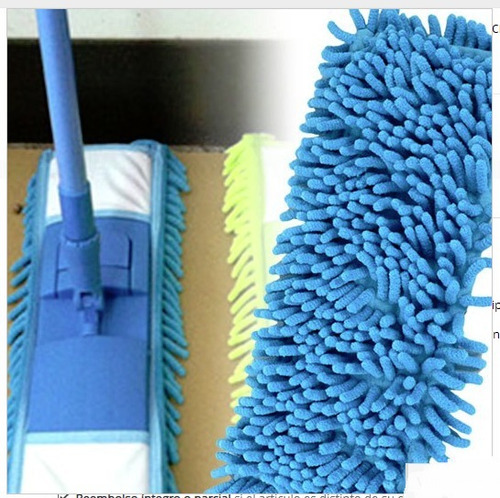 Barredor Mopa De Micro Fibra Para Pisos Plastificados $