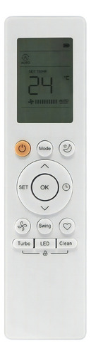 Controle Remoto Ar Condicionado Split Springer Midea Rg10b/ Cor Branco