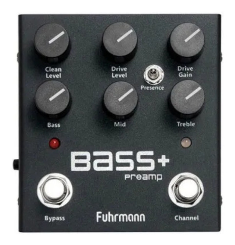 Pedal Fuhrmann P/ Baixo Bass Plus Pre Amp + Nf E Garantia