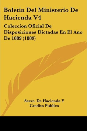 Libro Boletin Del Ministerio De Hacienda V4 - De Hacienda...