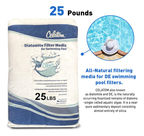 Easygo Product Celatom Diatomaceous Earth De Pool Filter Aid