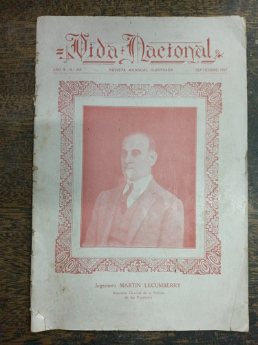 Vida Nacional Nº 168 * Septiembre 1927 *