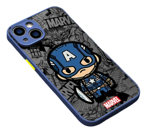 Funda De Teléfono Captain America Hulk Cover 2 Para iPhone 1