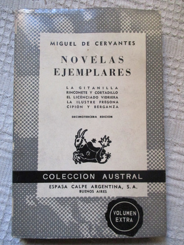 Miguel De Cervantes - Novelas Ejemplares - Espasa Calpe