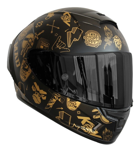 Casco Kov Aircut Smash Integral Certificado Dot Colores