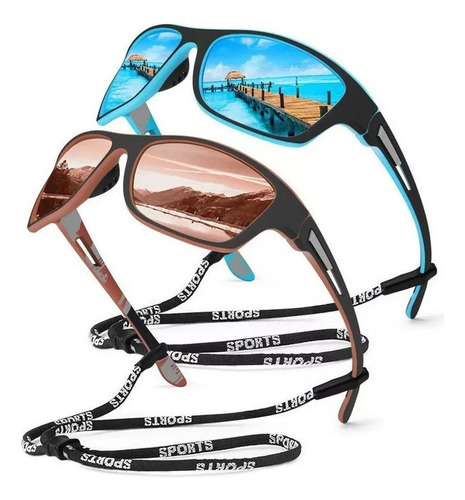 Gafas De Sol Polarizadas Para Pescar Y Conducir, 2 Piezas 10