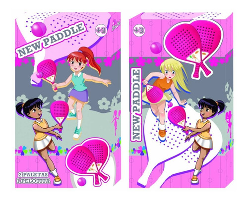 Paletas Y Pelota Playero Lady Tenis New Paddle Juegossol 