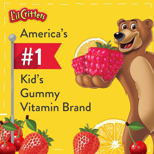 Multivitaminico Lil Critters 190 Gomitas Paw Patrol Sabor Frutas