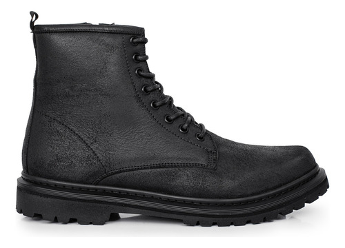 Borcego Cuero Hombre Botineta Lisa Clasica Bota Briganti