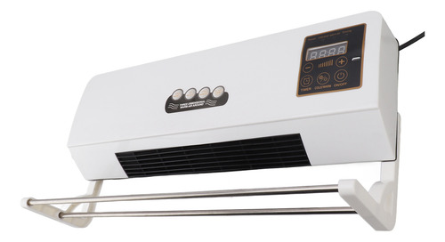 Aquecedor Montado Na Parede 1800w Electric Space Para Interi