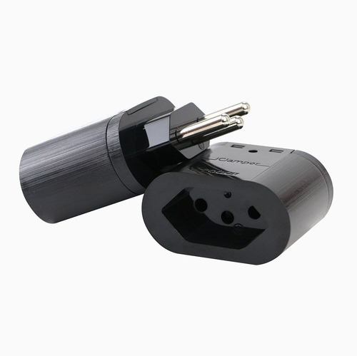 Protetor Contra Raios Clamper Pocket 3p Cor Preto 10a