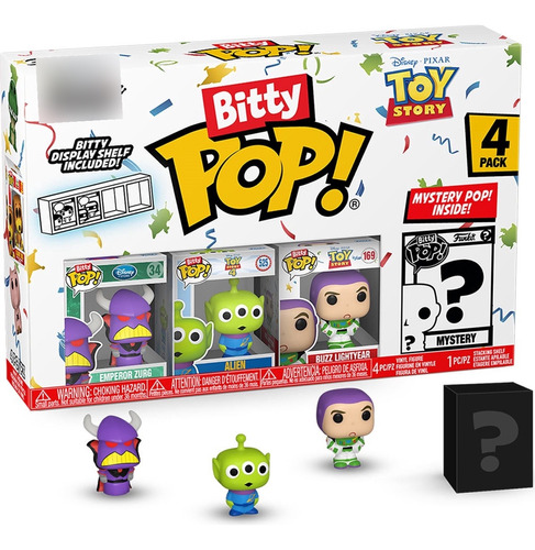 Funko Pop Bitty: Disney Toy Story - Zurg 4 Pack