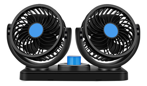 360 Grados Doble Ventilador Para Auto Carro Coche 12v