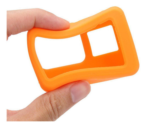 Capa Protetora E Lente Em Silicone Gopro 2018 567 - Laranja